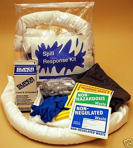 Clear bag value+ general purpose spill / cleanup kit for sale