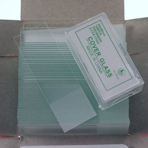 microscope slides frosted x50 &amp; cover glass slips 24x50 new x200 free shipping