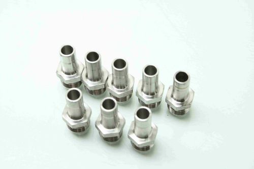 Lot of 8 swagelok ss-810-r-8 tube fitting adapter 1/2 in. x 1/2 in. for sale