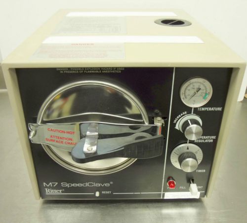 Ritter / Midmark M7 SpeedClave Sterilizer - Autoclave - Veterinary Tattoo Dental