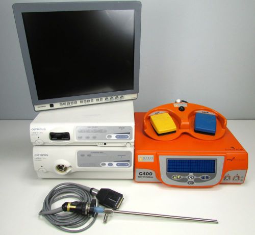 Olympus otv-s7 pro video system with gyrus g400 endoscopy endoscope laparoscopy for sale