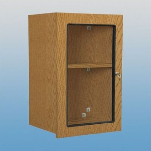 Wall cabinet with windows and lock, 18 inch - side right color white for sale