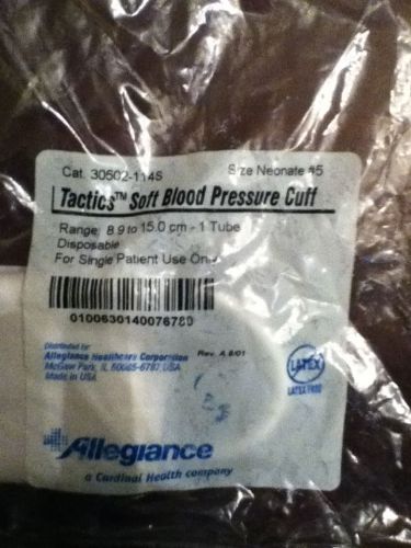 Allegiance Tactics soft Blood Pressure Cuff Neonate #5 Ref # 30502-114S (1)