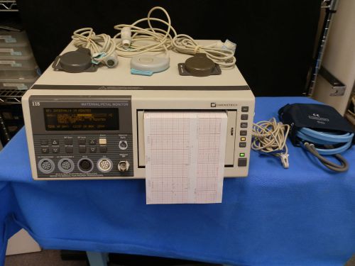 Ge corometrics 118 fetal monitor with accessories for sale