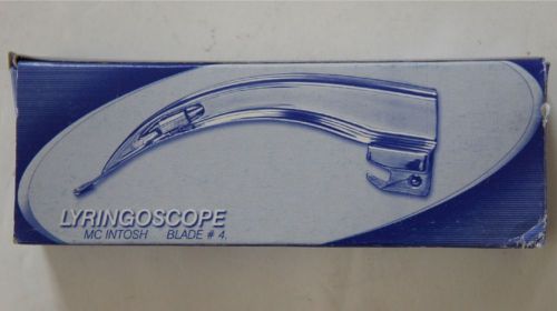 Laryngoscope blades macintosh size 4  for sale