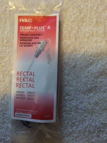 IVAC TEMP PLUS II RECTAL PROBE ASSEMBLY MEASURMENT SYSTEM 2882A