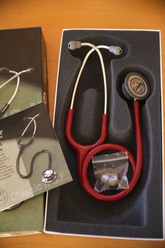 3M Littmann Classic II SE Stethoscope - Burgandy