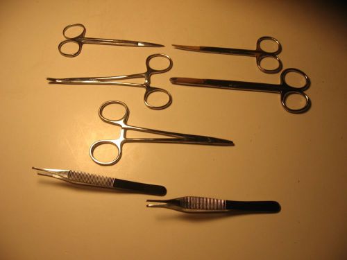 7 pc minor surgery suture kit (7508) for sale