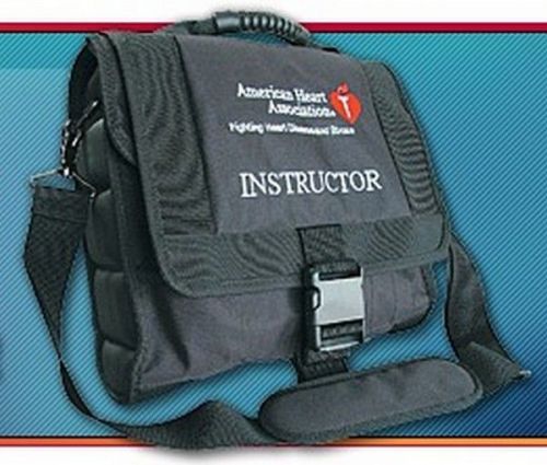 American heart association - aha - black canvas cpr instructor computer bag for sale