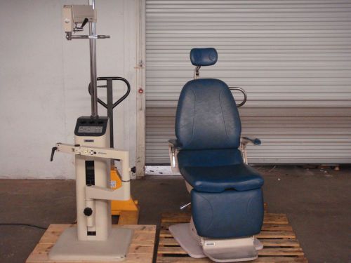 Reliance fx 920 fully-powered tilt examination chair w/7800 ic instrument stand for sale