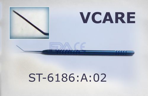 Iris Repositor Smooth Angled, 1.0 mm. wide Titanium FDA &amp; CE