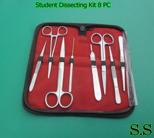 Student Dissecting Kit 8 PC. Stainless Steel