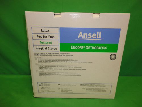 Ansell encore orthopaedic latex surgical gloves - size 7.5 [5788004] box/50 for sale