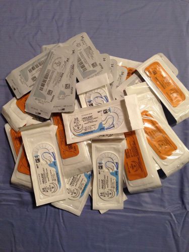 Assorted Expired Surgical Suture Lot Of 30 Practice Train Research Survival Kit