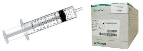 Bbraun omnifix 10ml luer lock hypodermic syringe (pack of 100) for sale