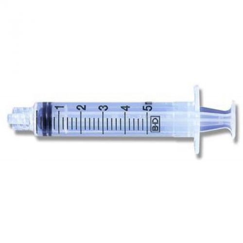 Bd 5ml syringe with luer-lok tip 309646- box of 125 for sale