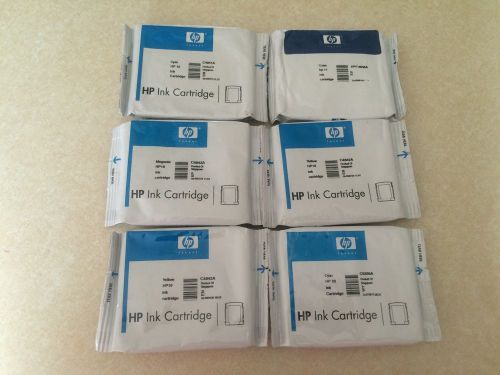 HP10 BCYM C4842A+C4841A+C4843A+C4836A+C9386A Ink Cartridge Set for HP Printers