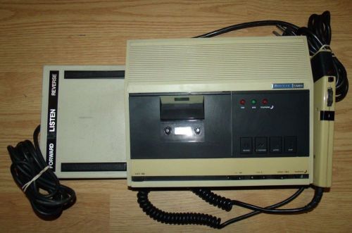 Lanier P-129 Cassette Desktop Transcriber Dictation Telephone Voice Recorder