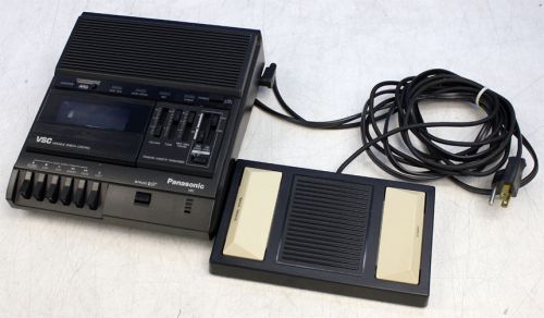 Panasonic rr-830 desktop cassette transcriber recorder with foot pedal for sale