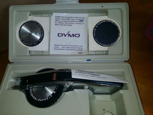 Dymo 1570 label maker with case and extras for sale