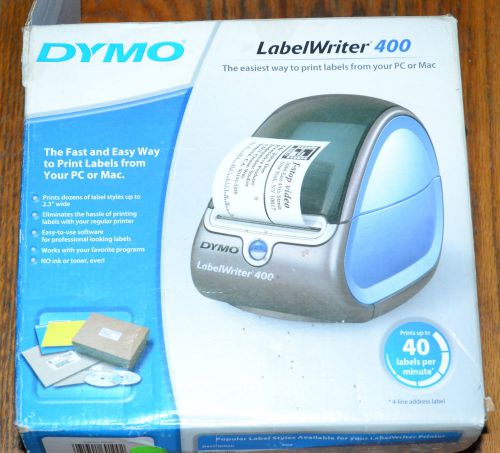 Dymo Labelwriter 400 Thermal 300PPI B&amp;W Printer Mac/PC USB #93089 in Box