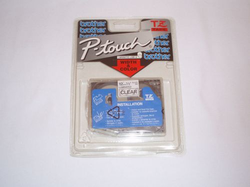 Brother P-Touch TZ131 Black On Clear Label Tape TZ-131