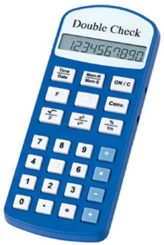 Ls&amp;s 241013 doublecheck talking commercial calculator -1 each for sale