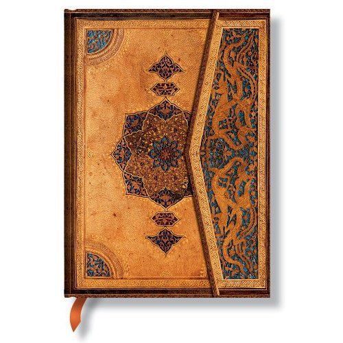 Paperblanks Safavid Binding Art Safavid Midi Notebook with Unlined Pages