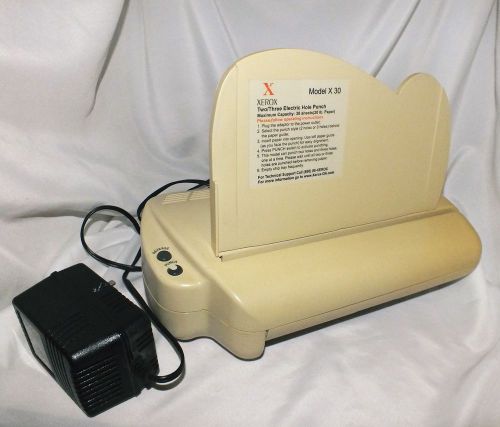 Xerox Model X30 Electric Two/Three Hole Punch
