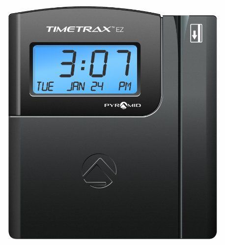 Pyramid TTEZ Automated Swipe Card Time Clock System(Color may vary), New