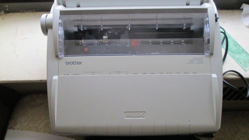 BROTHER GX-7750 CORRECTING ELECTRIC TYPEWRITER. Perfect, working. Serviced.