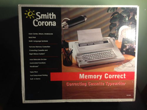 Smith-Corona Memory Correct 400 Typewriter - Vintage, Retro; w/orig. box, manual