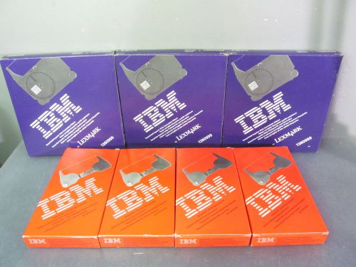 Lot of IBM Lexmark 1380999 Easystrike Ribbon (3) &amp; 1337765 Lift-Off Tape (4)