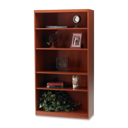 Aberdeen Series Five-Shelf Bookcase, 36w x 15d x 68-3/4h, Cherry