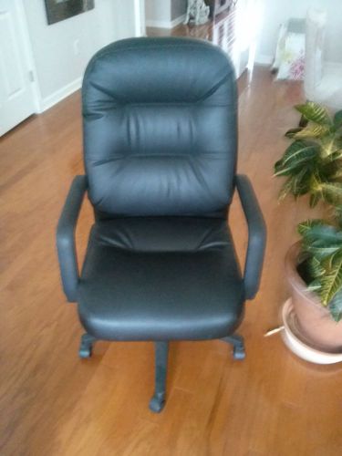 Hon 11T Black Leather Managers Chair Fully Assembled