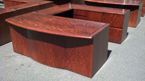 DESK U-SHAPED 3 PIECE WOOD Creative Wood Products We Deliver Locally Nor Ca