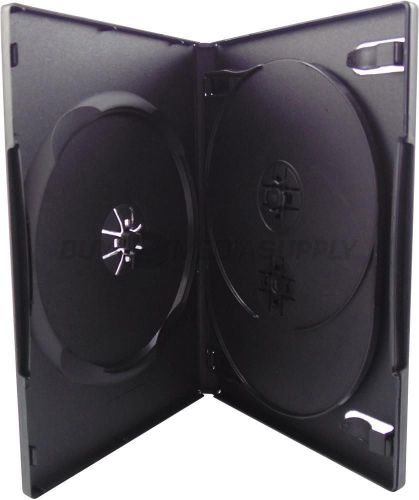 14mm standard black triple 3 discs dvd case - 1 piece for sale