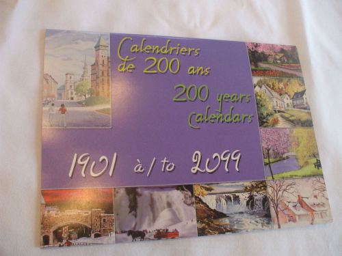 BRAND NEW 200 year WALL Calendar 1901-2099 office, planner, gift
