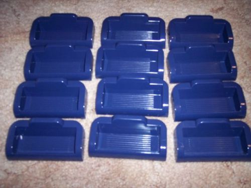12 Rubber Maid Business Card Holders Great Quality Card Holders Made in U.S.A.