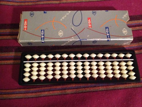 Japanese Vintage Abacus / Soroban in Original Box Made in Japan