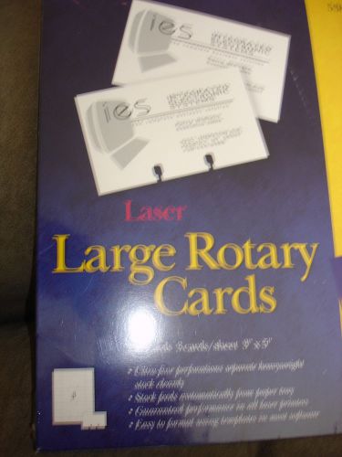 AVERY LASER LARGE ROTARY CARDS 5386