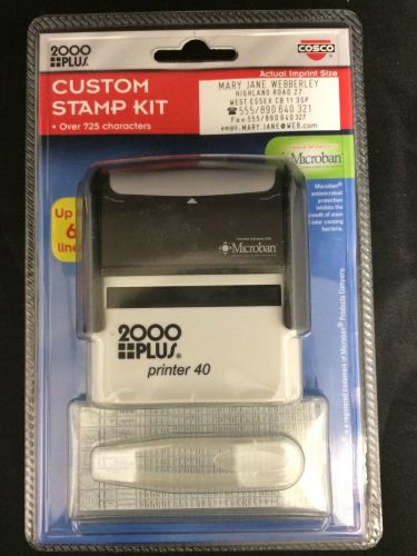 Consolidated Stamp 026293 2000 PLUS Custom Stamp Kit OVER 725 characters
