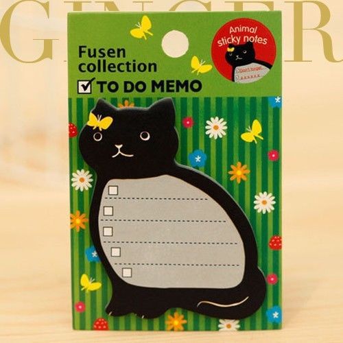 Cat Type - Post It Bookmark Marker Memo Flags Pads Index Tabs Sticky Notes AC302