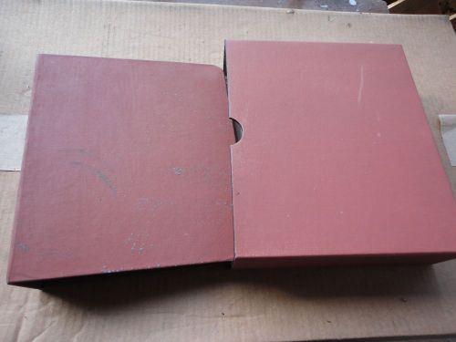 Lot of 6 Mini 3 Ring Binders with Hardcover Sleeve/Case 5.5&#034; x 8.5&#034;