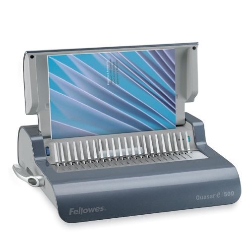 Fellowes 5216901 electric comb binding machine 16-7/8inx15-3/8inx5-1/8in gray for sale