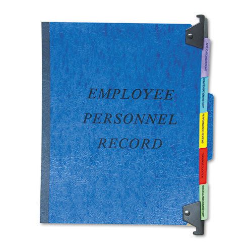 Hanging Personnel Folders, 1/3 Cut Top Tab, Letter, Blue