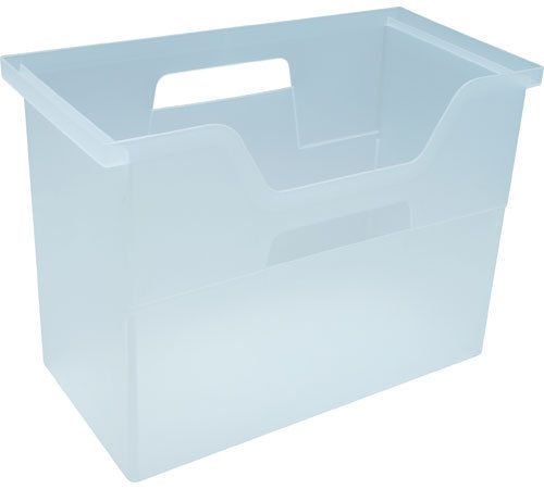 Iris open top hanging file storage box for sale