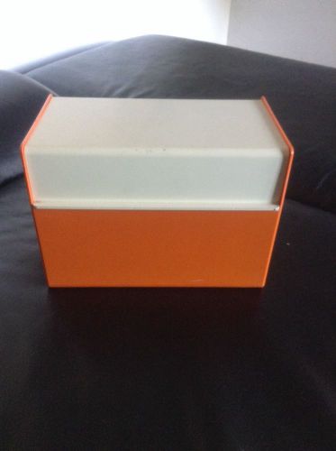 Vintage Velos Card index Box, 1960&#039;s Plastic.