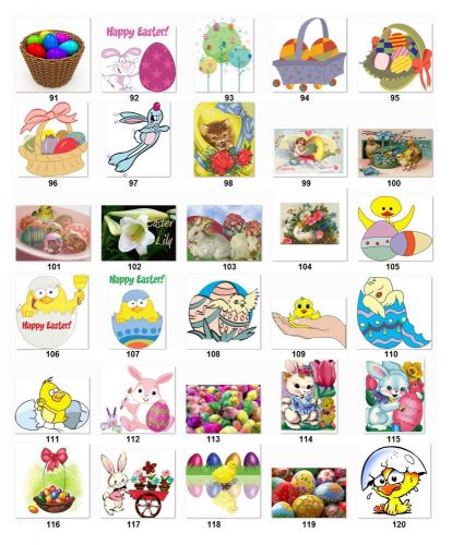 30 Personalized Return Address Labels Easter Buy 3 get 1 free (e4)