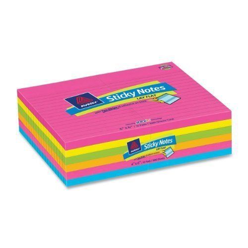 Avery Lay Flat Sticky Note - Removable, Residue-free, Self-adhesive - (ave22658)